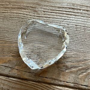 Crystal/ glass heart. Absolutely beautiful